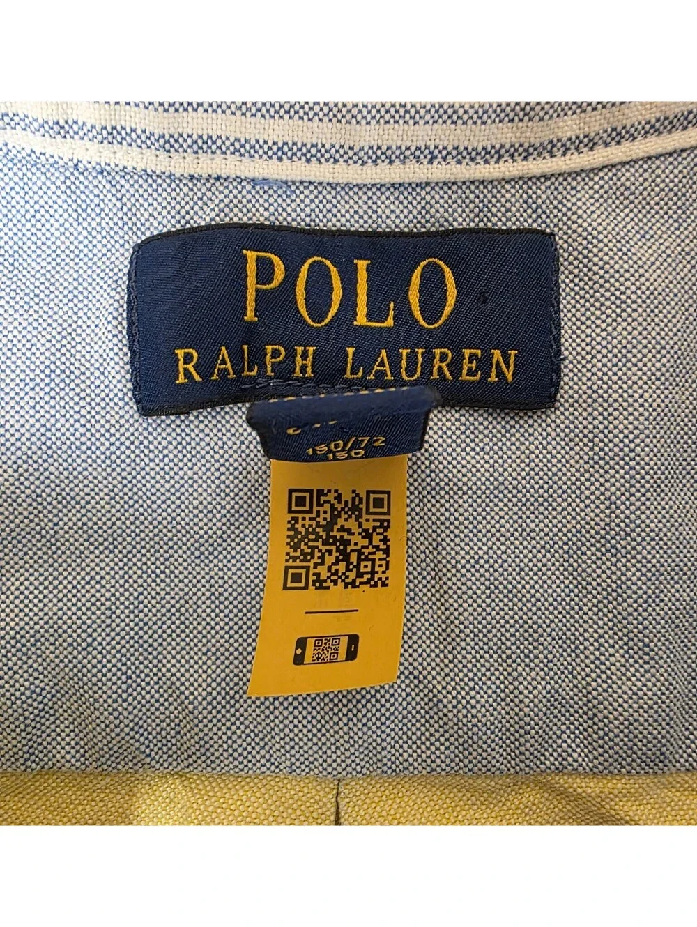Polo Ralph Lauren COLOR-BLOCK Lo Oxford FUN Shirt Boys Size 10-12/M Pre-owned